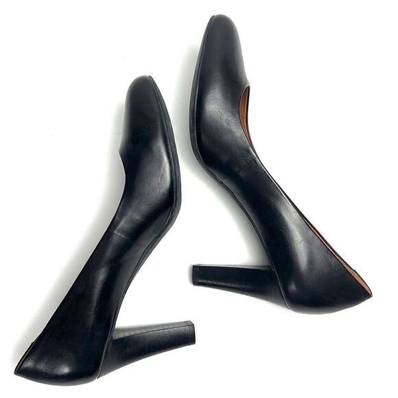 NWB GEOX Respira D Marian/D24Q3R Classic Black Leather Pumps US 9 - Picture 3 of 15